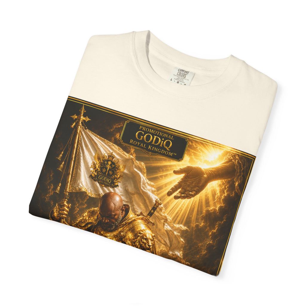 GODiQ Royal Kingdom™ "Navigating to Glory" Christian Book Cover T-Shirt – Premium Inspirational Author Tee | Sir Ron J. Brown Prophetic Memoir | Comfort Colors® 1717