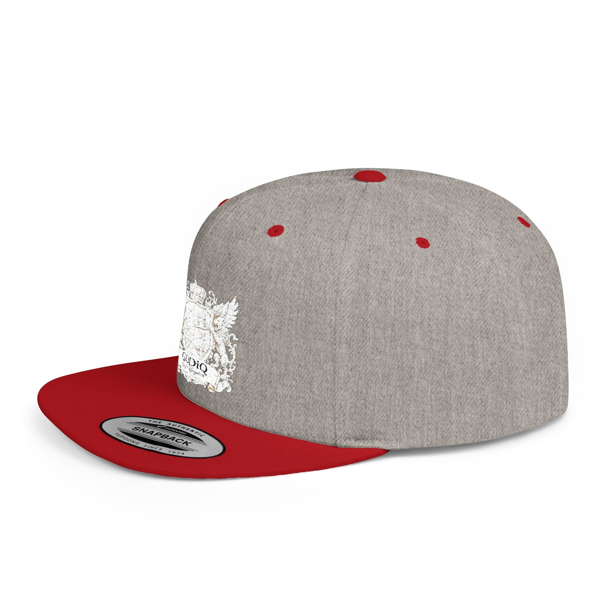 GODiQ Pearl Crest Hat Luxury Pearl Satin White Heritage Crest Cap| Premium Christian Streetwear