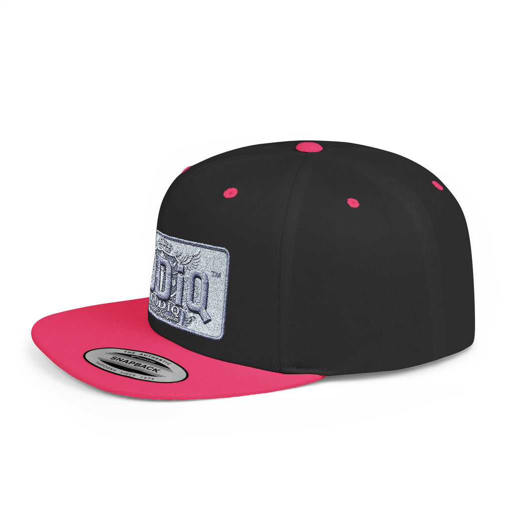 GODiQ Royal Kingdom™ Urban Armor Wear™ Sparkle Sequin GODiQ™ Patch Flat Bill Snapback | Luxury Christian Streetwear Cap