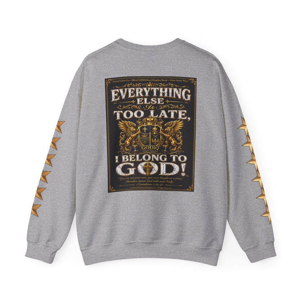 Faith Statement Sweatshirt - "Non Negotiable: Soul Sold Out For God" Crewneck