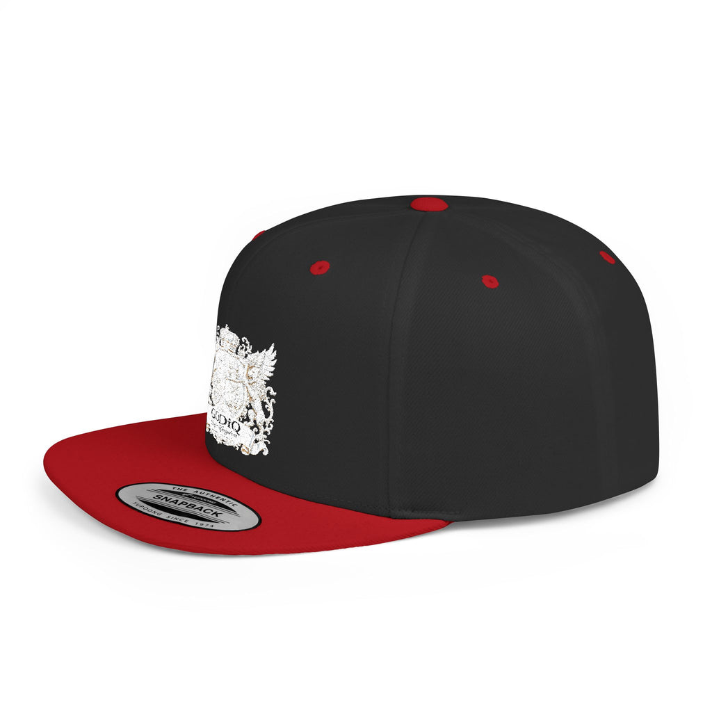 GODiQ Pearl Crest Hat Luxury Pearl Satin White Heritage Crest Cap| Premium Christian Streetwear