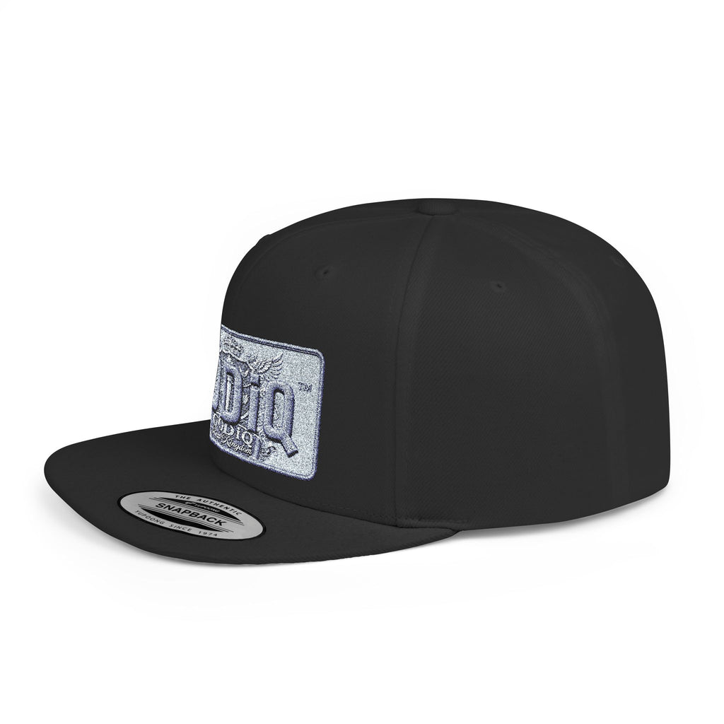 GODiQ Royal Kingdom™ Urban Armor Wear™ Sparkle Sequin GODiQ™ Patch Flat Bill Snapback | Luxury Christian Streetwear Cap