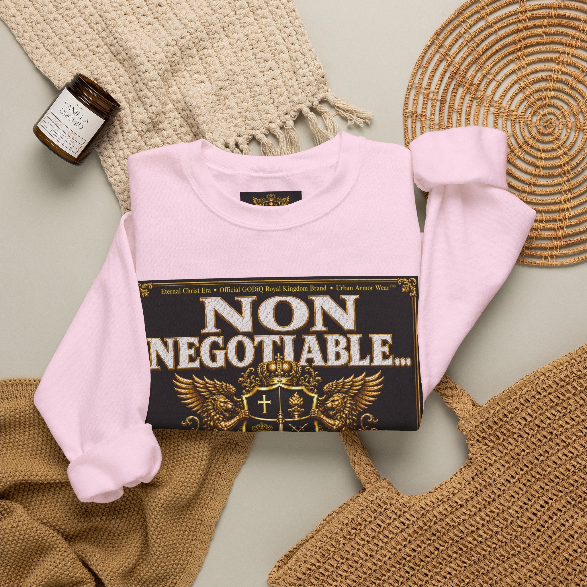 Faith Statement Sweatshirt - "Non Negotiable: Soul Sold Out For God" Crewneck