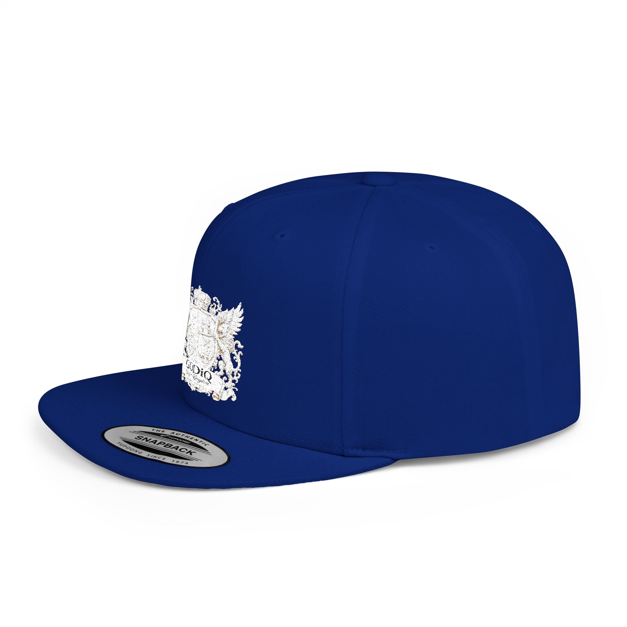 GODiQ Pearl Crest Hat Luxury Pearl Satin White Heritage Crest Cap| Premium Christian Streetwear