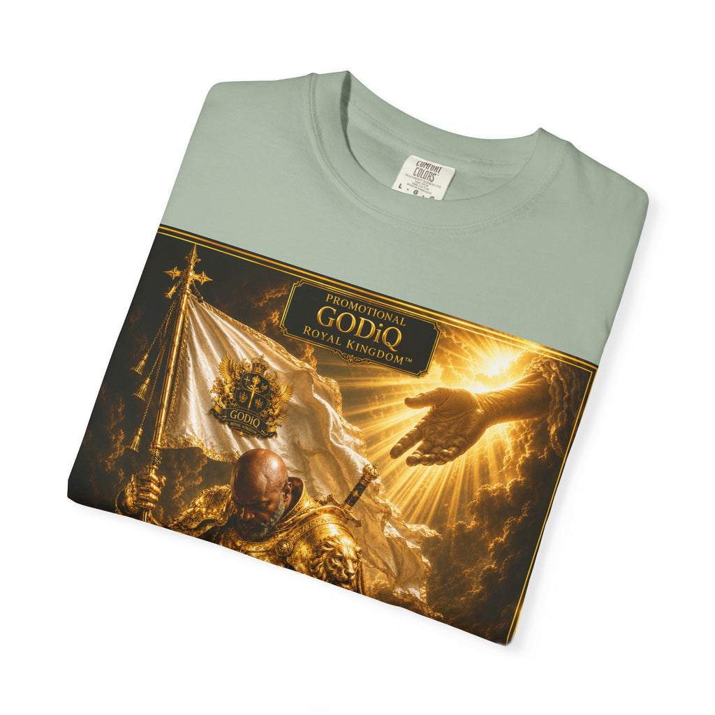 GODiQ Royal Kingdom™ "Navigating to Glory" Christian Book Cover T-Shirt – Premium Inspirational Author Tee | Sir Ron J. Brown Prophetic Memoir | Comfort Colors® 1717