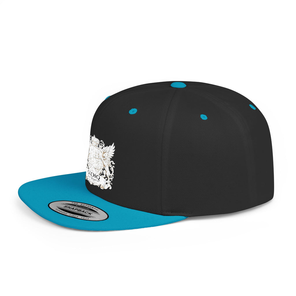 GODiQ Pearl Crest Hat Luxury Pearl Satin White Heritage Crest Cap| Premium Christian Streetwear