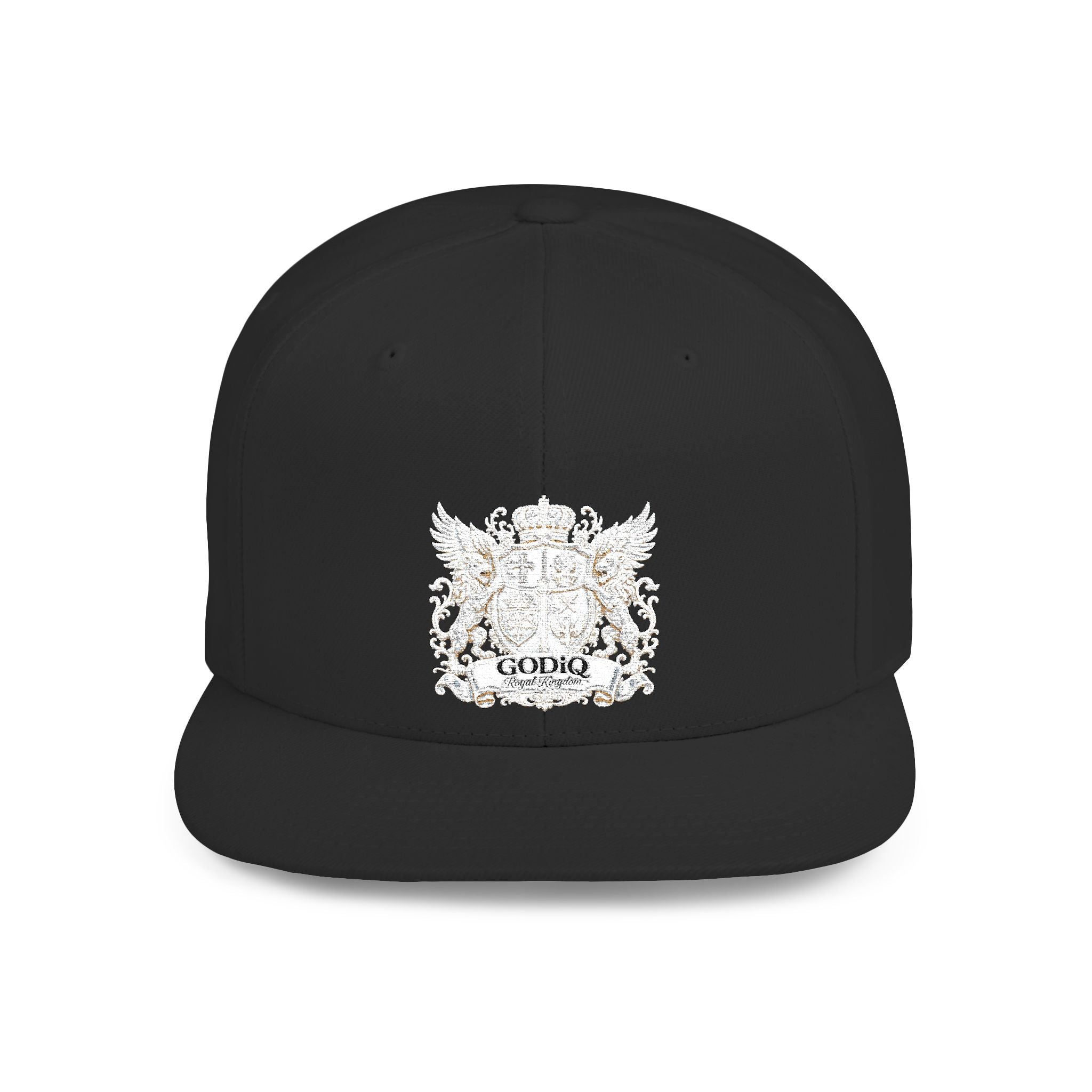 GODiQ Pearl Crest Hat Luxury Pearl Satin White Heritage Crest Cap| Premium Christian Streetwear