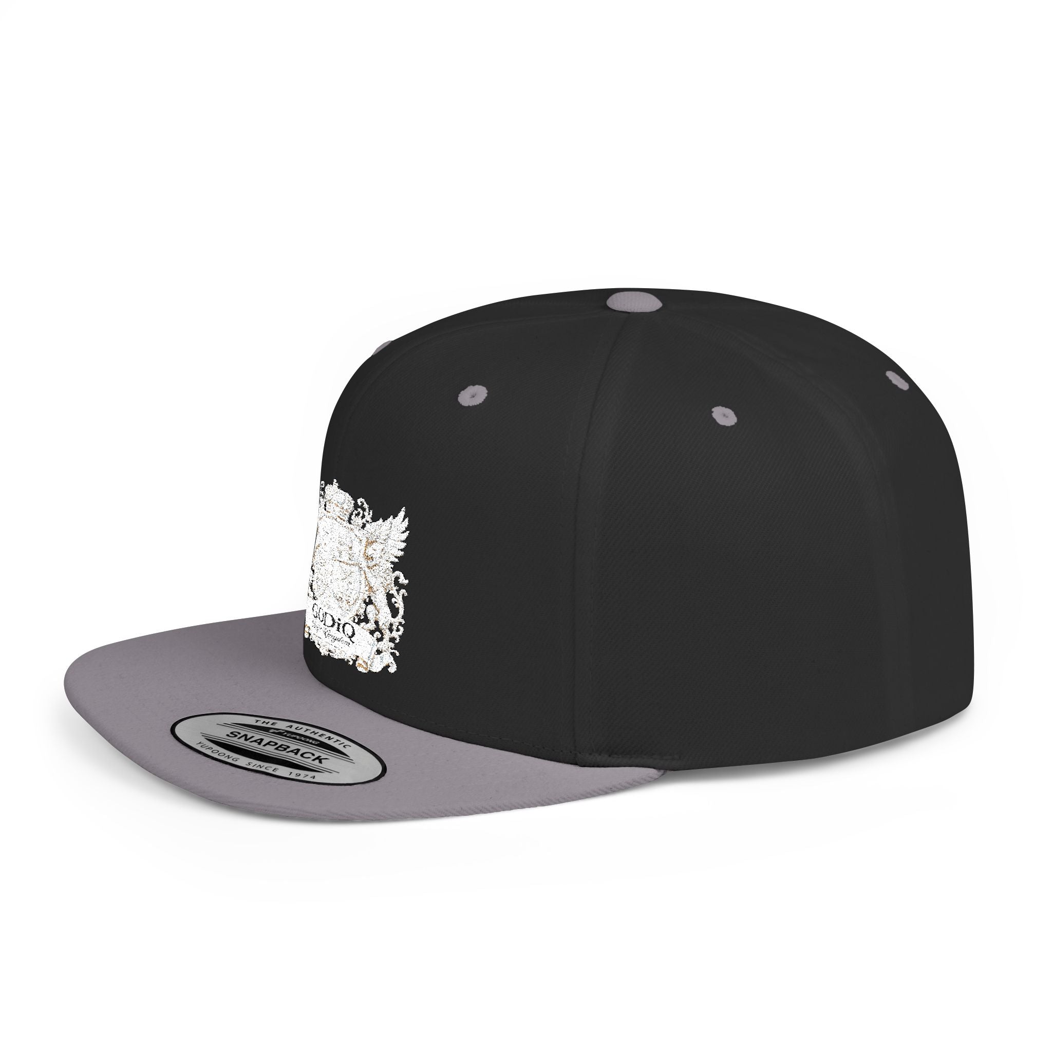 GODiQ Pearl Crest Hat Luxury Pearl Satin White Heritage Crest Cap| Premium Christian Streetwear