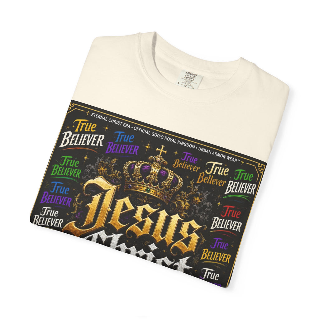 GODiQ Royal Kingdom - Urban Armor Collection - Jesus Christ Crown Graphic T‑Shirt