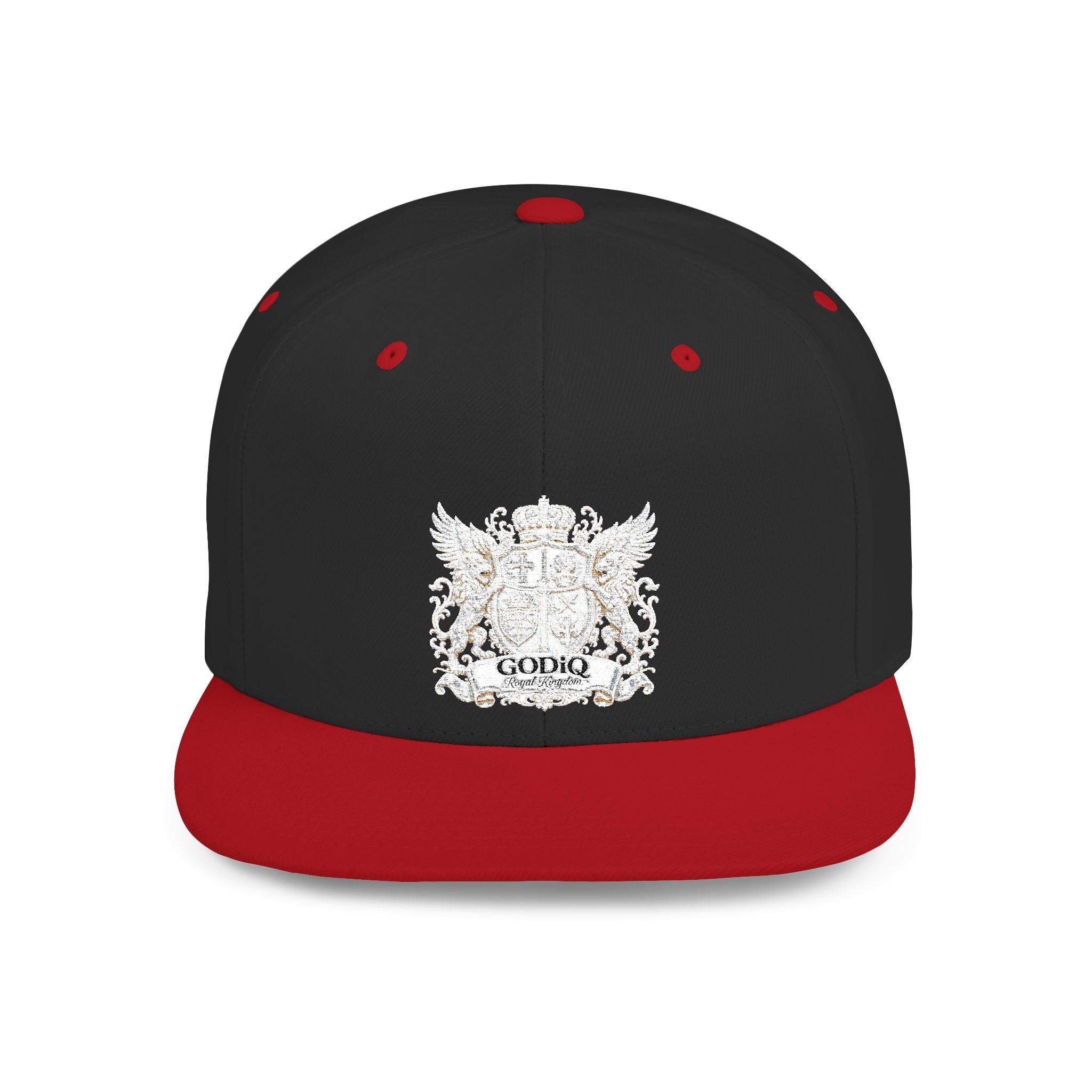 GODiQ Pearl Crest Hat Luxury Pearl Satin White Heritage Crest Cap| Premium Christian Streetwear
