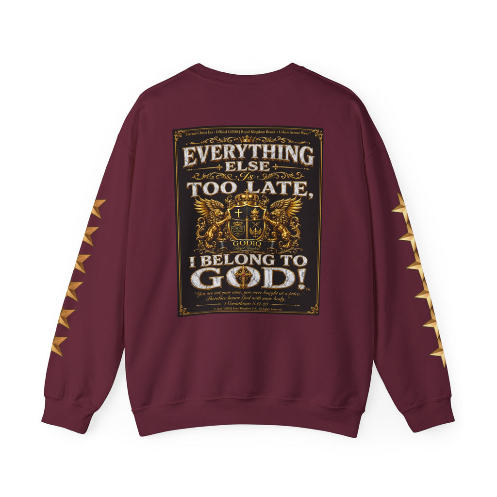 Faith Statement Sweatshirt - "Non Negotiable: Soul Sold Out For God" Crewneck