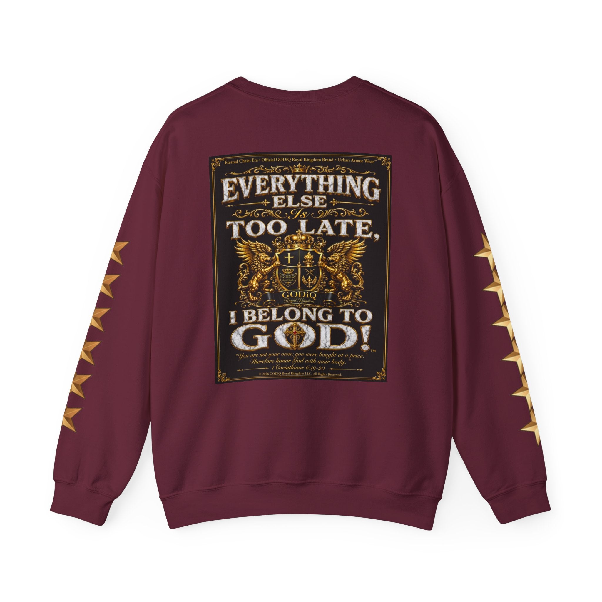 Faith Statement Sweatshirt - "Non Negotiable: Soul Sold Out For God" Crewneck