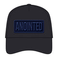 GODiQ™ Royal Kingdom ANOINTED™ Embroidered Flexfit Cap | Premium Christian Stretch-Fit Hat | Luxury Faith-Based Headwear | Kingdom Lifestyle Apparel