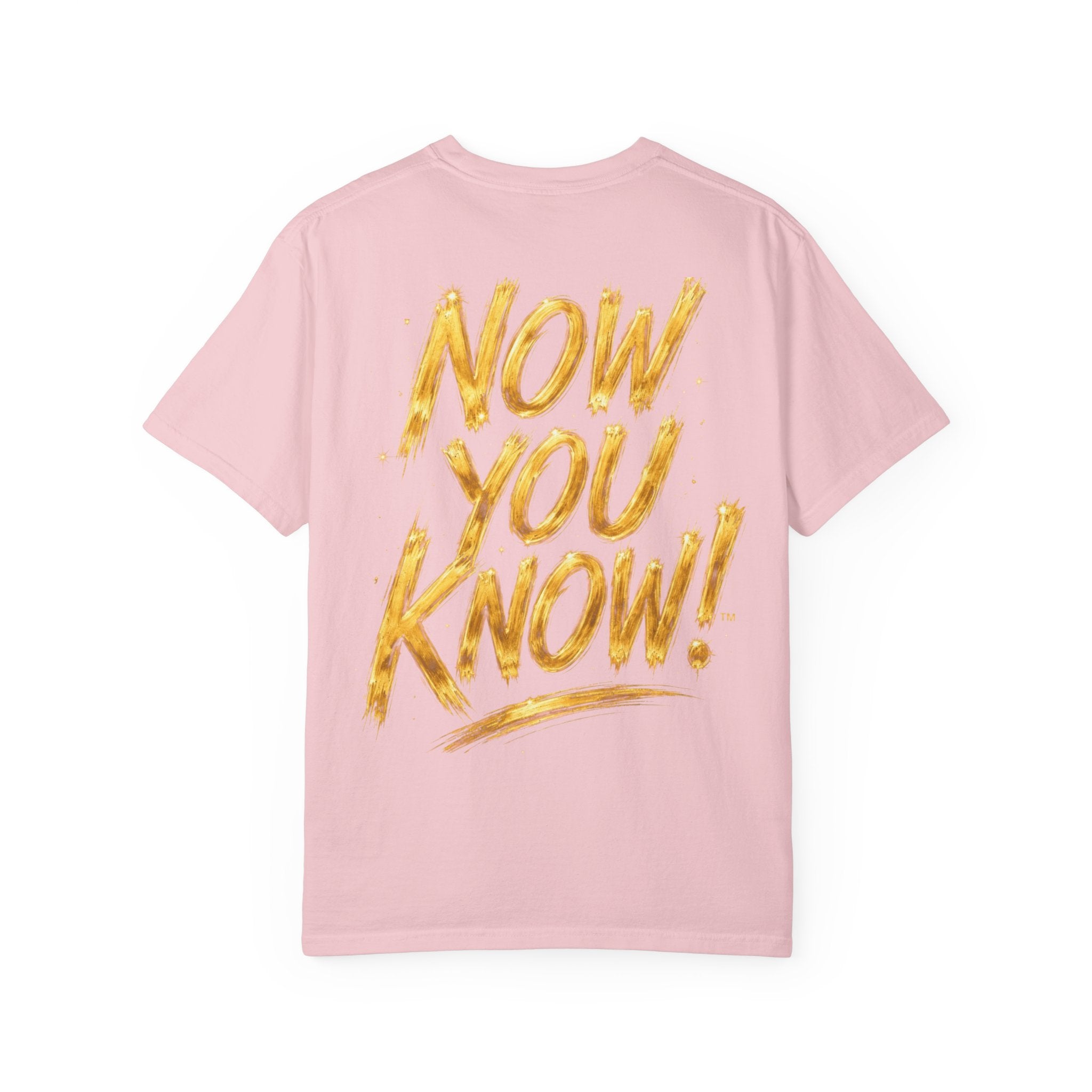 GODiQ Royal Kingdom™ Urban Armor Wear – "Now You Know" 18K Gold Graphic Unisex T-shirt