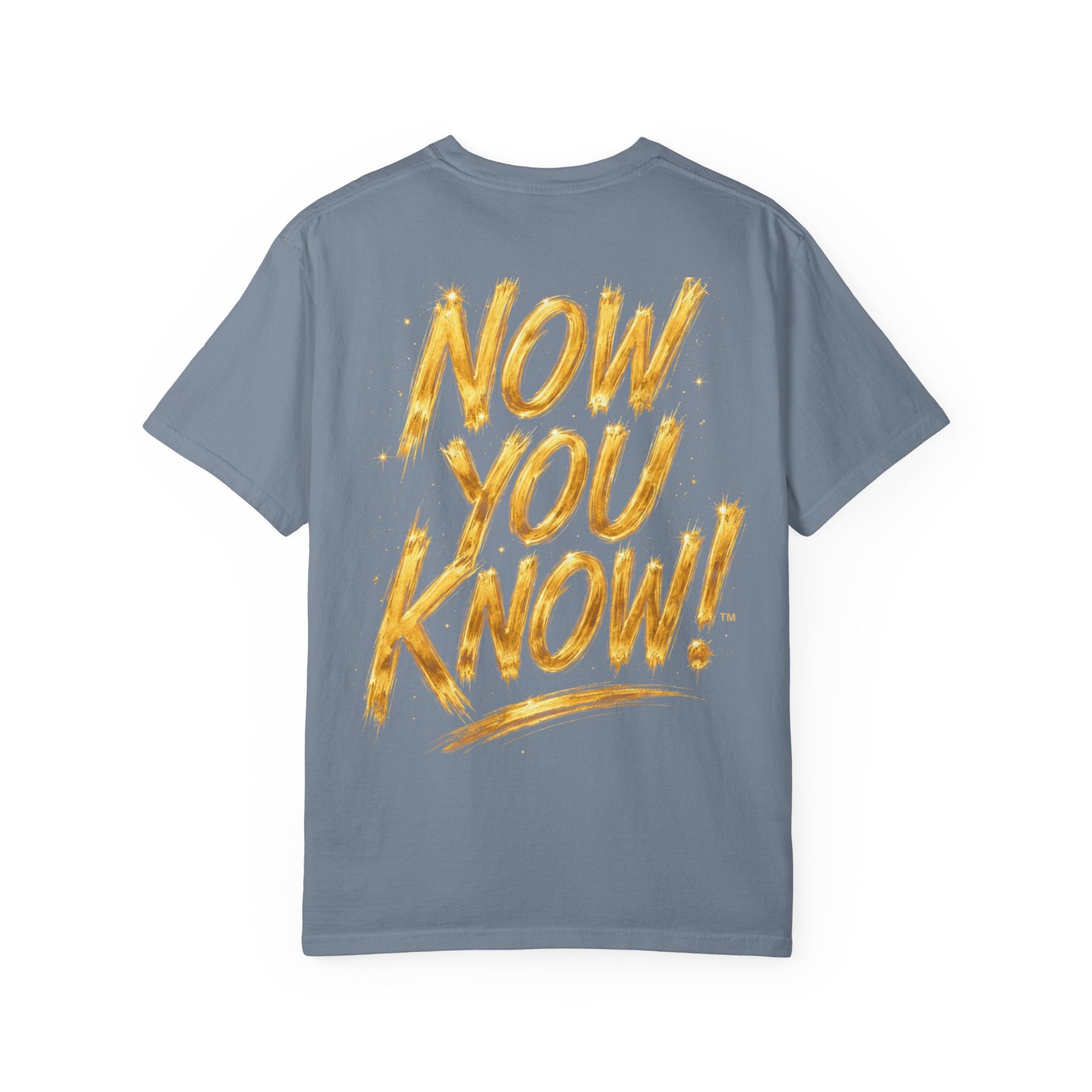 GODiQ Royal Kingdom™ Urban Armor Wear – "Now You Know" 18K Gold Graphic Unisex T-shirt