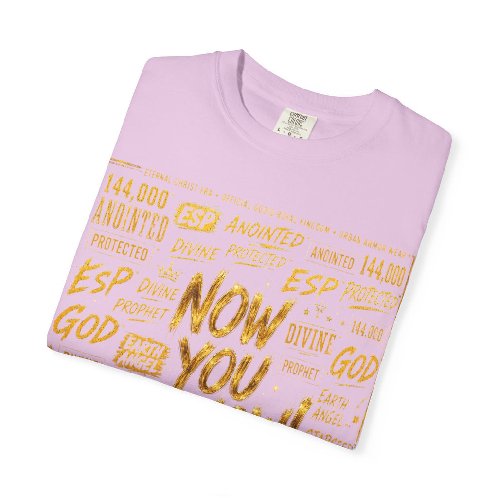 GODiQ Royal Kingdom™ Urban Armor Wear – "Now You Know" 18K Gold Graphic Unisex T-shirt