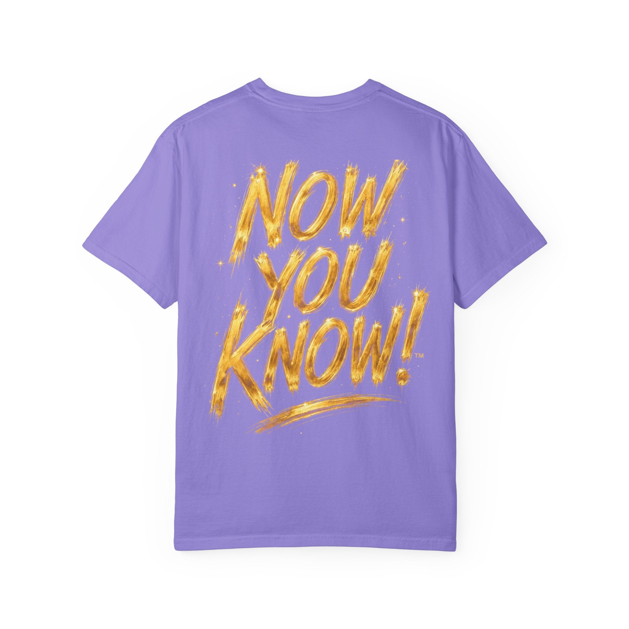 GODiQ Royal Kingdom™ Urban Armor Wear – "Now You Know" 18K Gold Graphic Unisex T-shirt