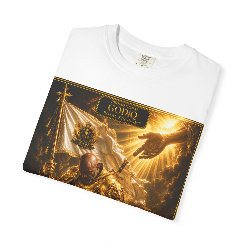 GODiQ Royal Kingdom™ "Navigating to Glory" Christian Book Cover T-Shirt – Premium Inspirational Author Tee | Sir Ron J. Brown Prophetic Memoir | Comfort Colors® 1717