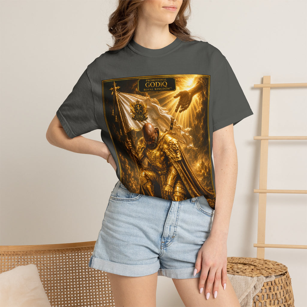 GODiQ Royal Kingdom™ "Navigating to Glory" Christian Book Cover T-Shirt – Premium Inspirational Author Tee | Sir Ron J. Brown Prophetic Memoir | Comfort Colors® 1717