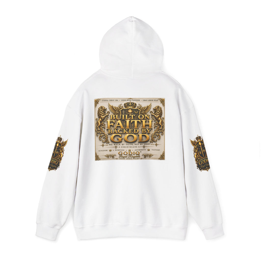 GODiQ™ Royal Kingdom Signature Crest Hoodie – Urban Armor Wear™ Luxury Christian Hoodie | Premium Faith Streetwear Christian Streetwear