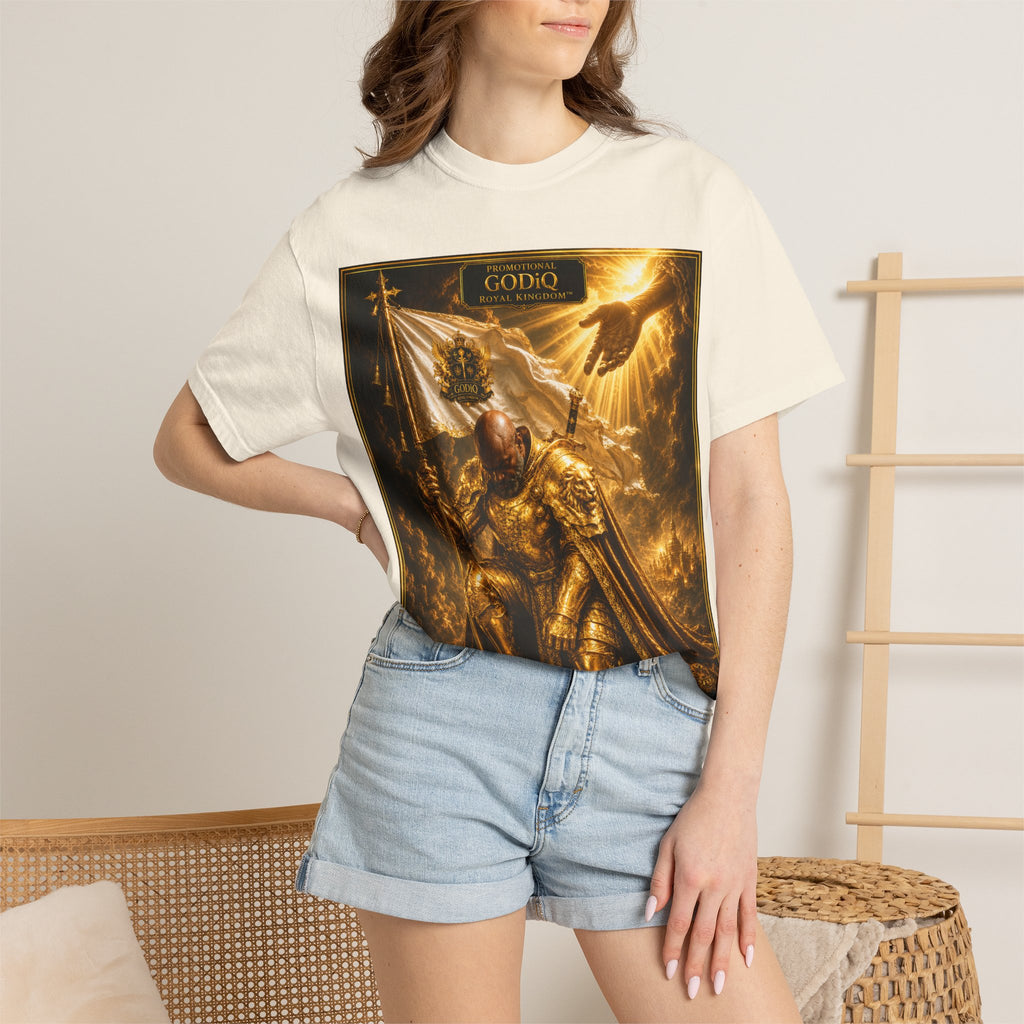 GODiQ Royal Kingdom™ "Navigating to Glory" Christian Book Cover T-Shirt – Premium Inspirational Author Tee | Sir Ron J. Brown Prophetic Memoir | Comfort Colors® 1717