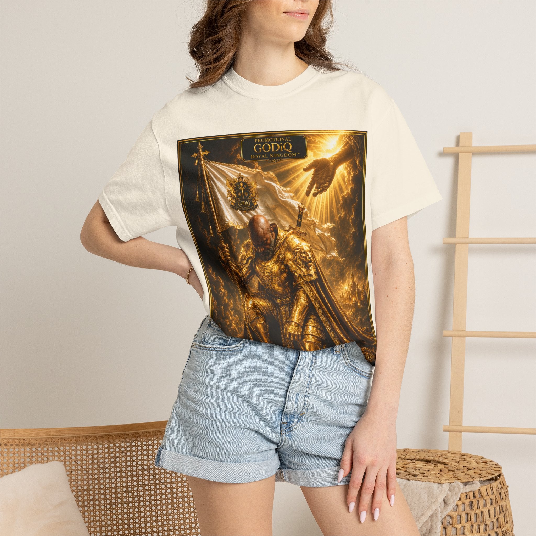 GODiQ Royal Kingdom™ "Navigating to Glory" Christian Book Cover T-Shirt – Premium Inspirational Author Tee | Sir Ron J. Brown Prophetic Memoir | Comfort Colors® 1717