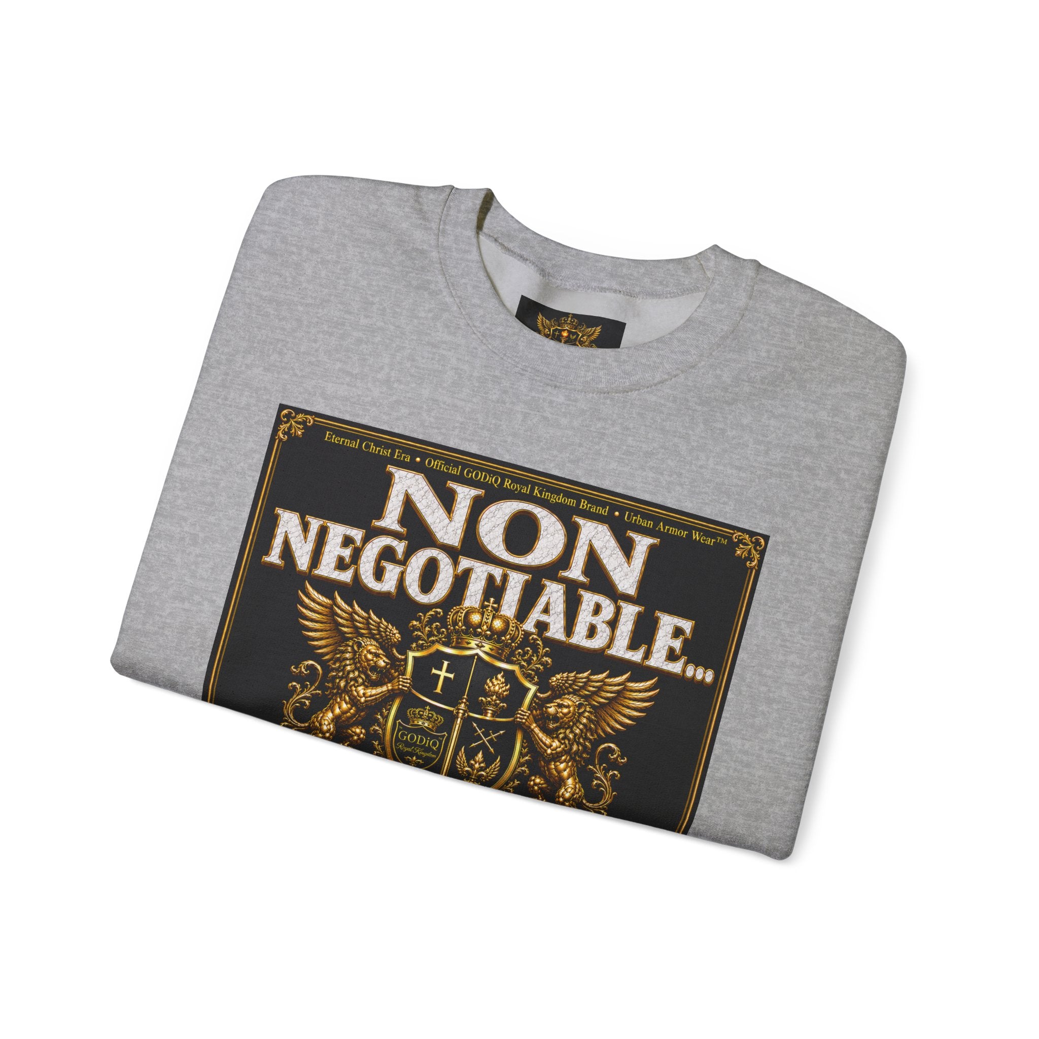 Faith Statement Sweatshirt - "Non Negotiable: Soul Sold Out For God" Crewneck