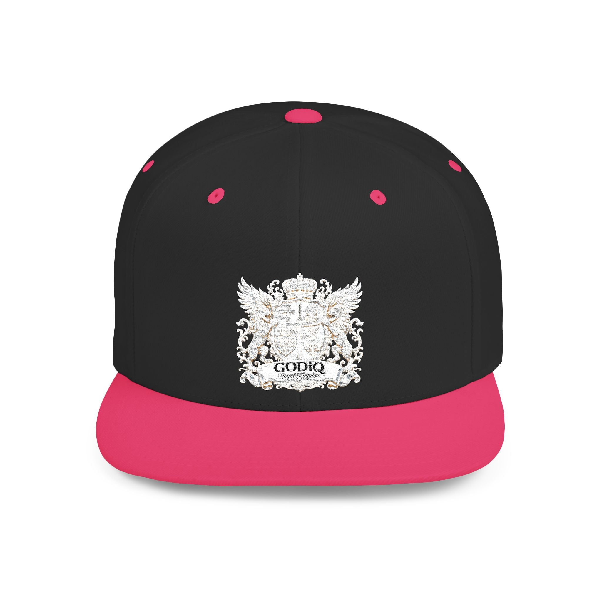 GODiQ Pearl Crest Hat Luxury Pearl Satin White Heritage Crest Cap| Premium Christian Streetwear