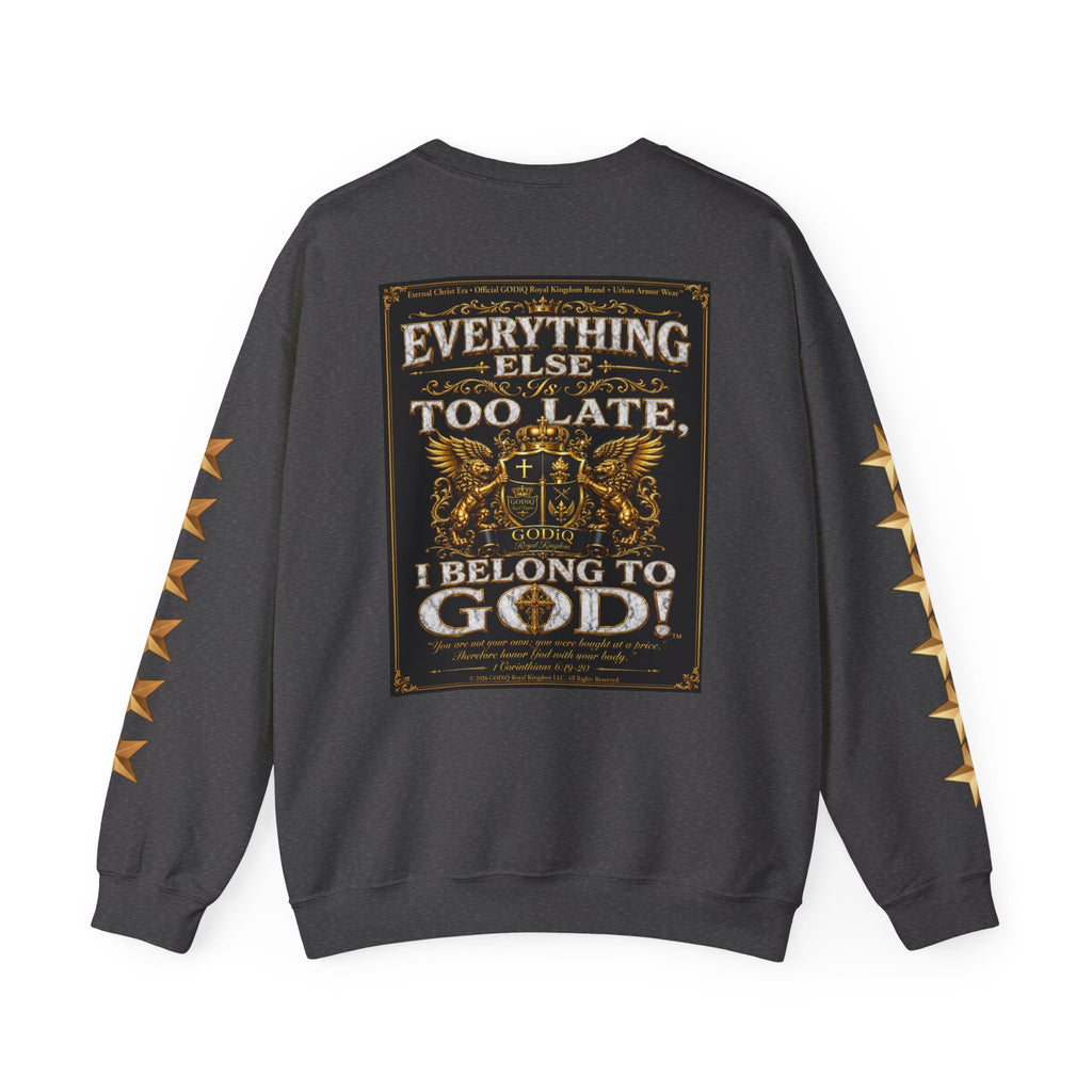 Faith Statement Sweatshirt - "Non Negotiable: Soul Sold Out For God" Crewneck