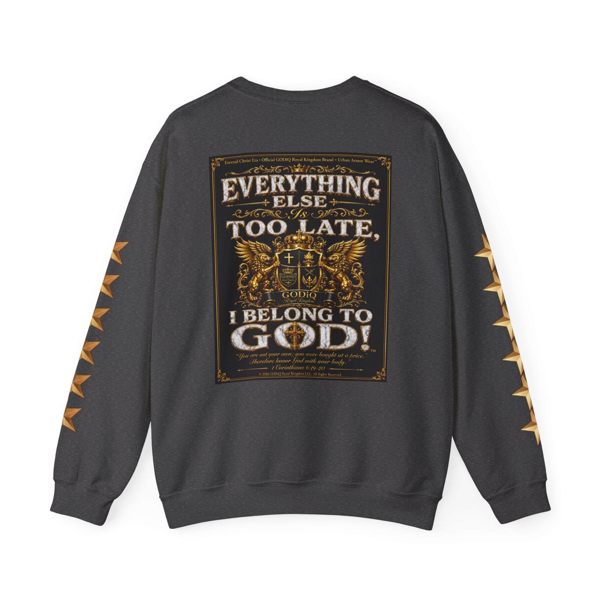 Faith Statement Sweatshirt - "Non Negotiable: Soul Sold Out For God" Crewneck