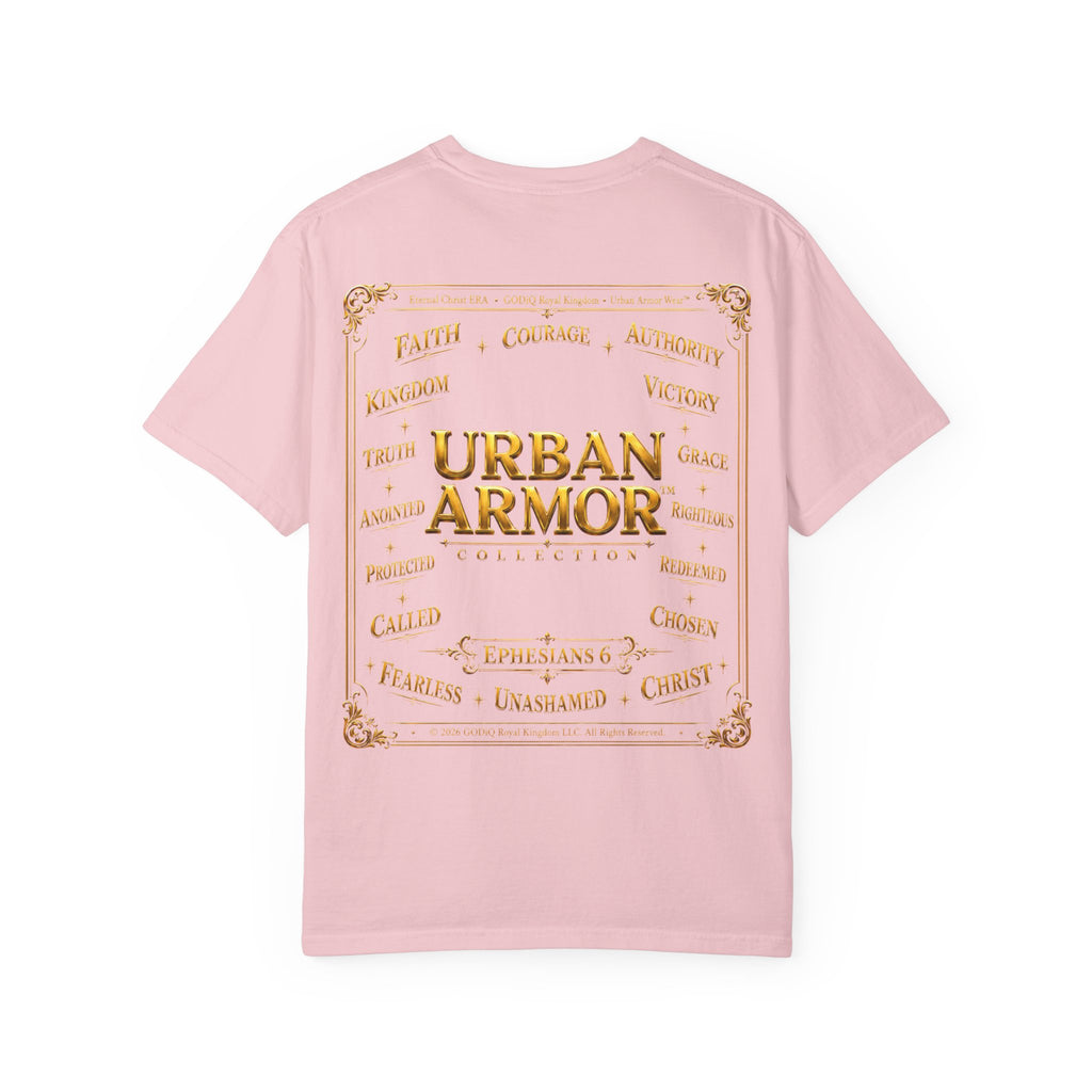 GODiQ™ Royal Crest T-Shirt – Urban Armor™ Premium Christian Faith Graphic Tee | Luxury Kingdom Apparel