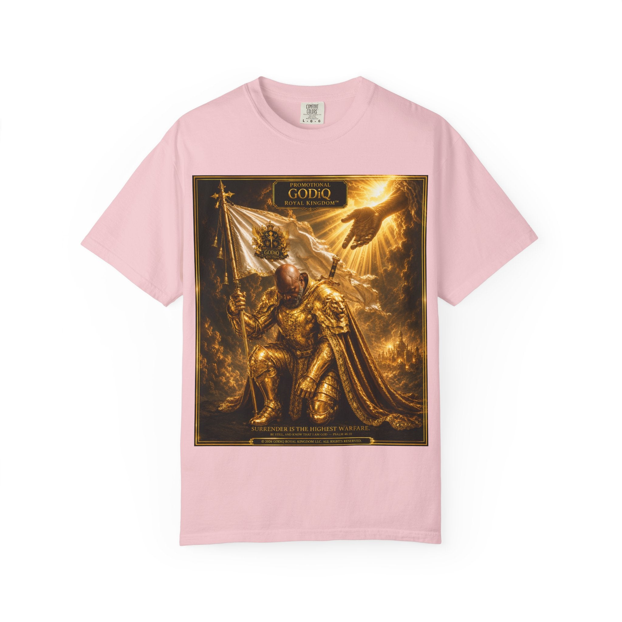 GODiQ Royal Kingdom™ "Navigating to Glory" Christian Book Cover T-Shirt – Premium Inspirational Author Tee | Sir Ron J. Brown Prophetic Memoir | Comfort Colors® 1717