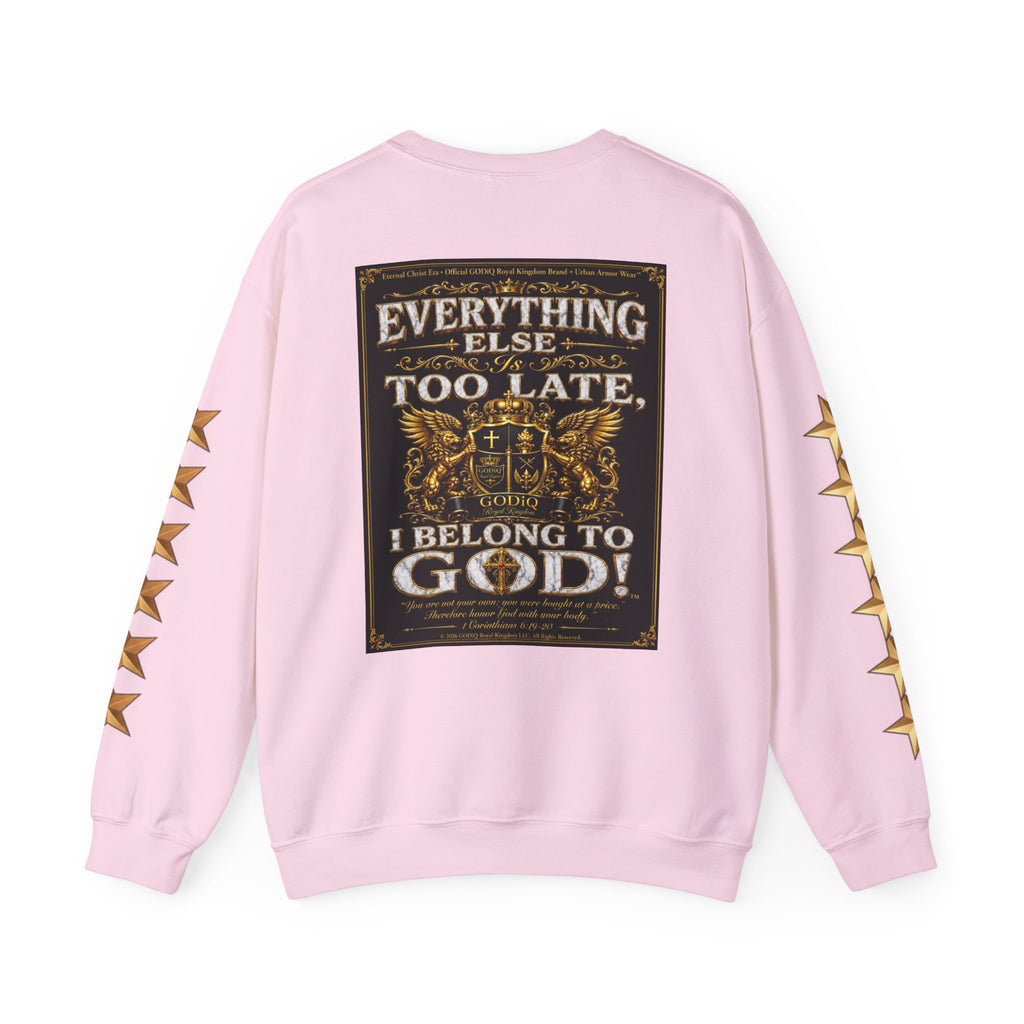 Faith Statement Sweatshirt - "Non Negotiable: Soul Sold Out For God" Crewneck