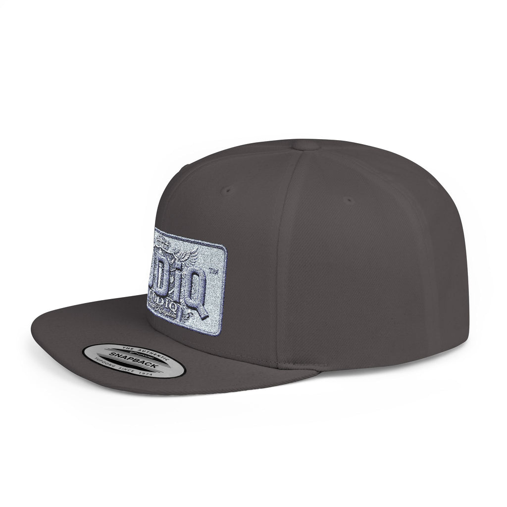GODiQ Royal Kingdom™ Urban Armor Wear™ Sparkle Sequin GODiQ™ Patch Flat Bill Snapback | Luxury Christian Streetwear Cap