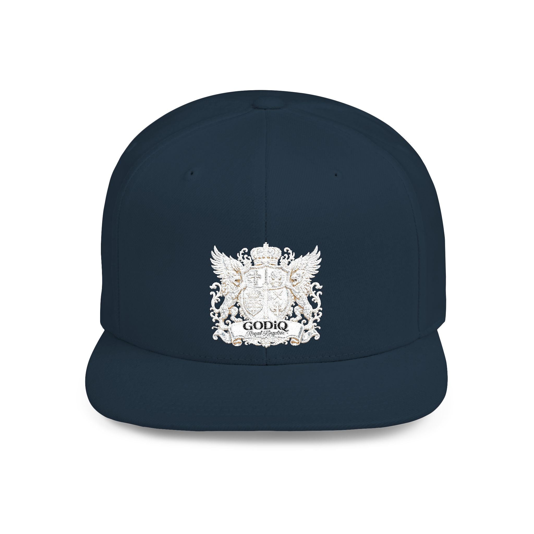 GODiQ Pearl Crest Hat Luxury Pearl Satin White Heritage Crest Cap| Premium Christian Streetwear