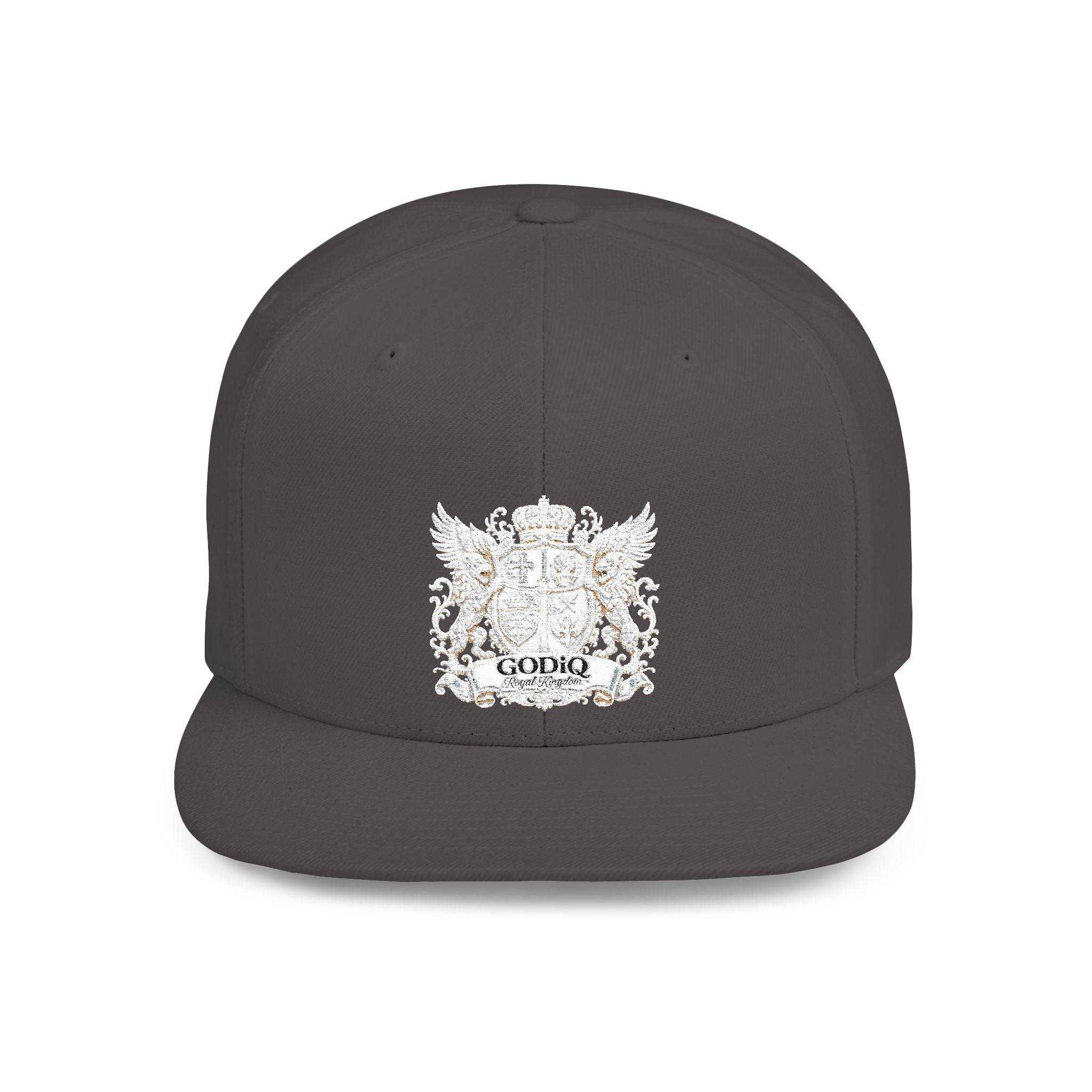 GODiQ Pearl Crest Hat Luxury Pearl Satin White Heritage Crest Cap| Premium Christian Streetwear