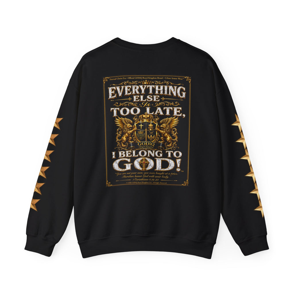 Faith Statement Sweatshirt - "Non Negotiable: Soul Sold Out For God" Crewneck