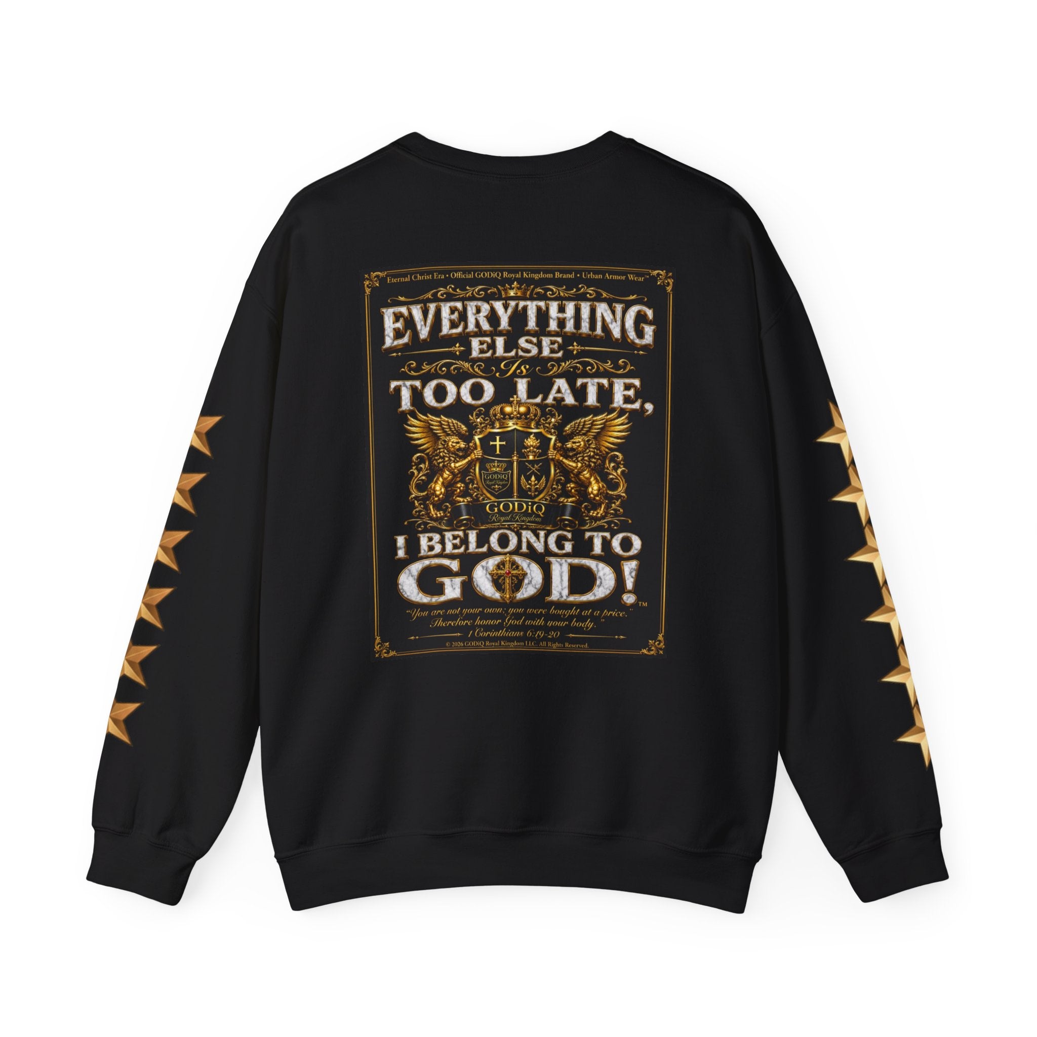 Faith Statement Sweatshirt - "Non Negotiable: Soul Sold Out For God" Crewneck