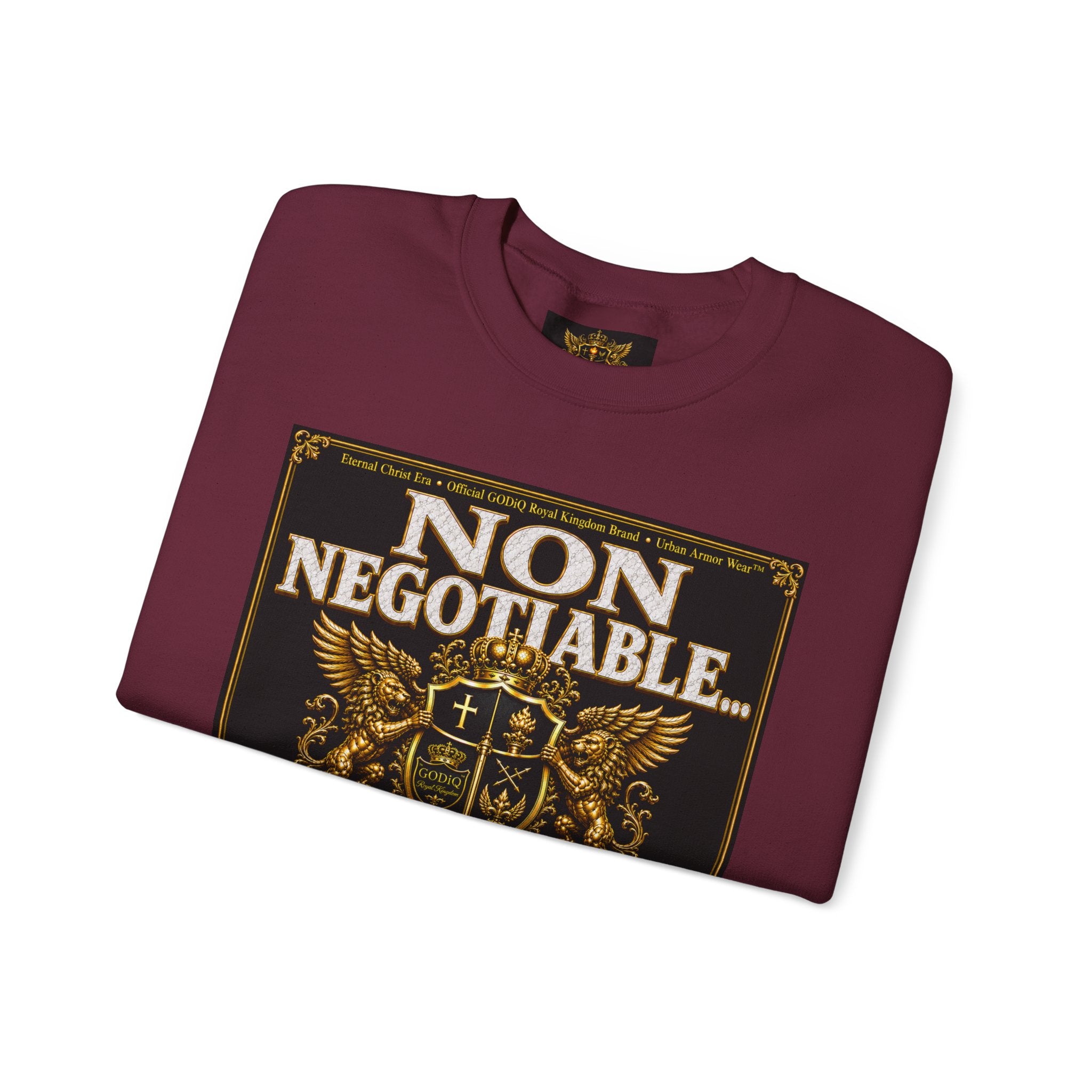 Faith Statement Sweatshirt - "Non Negotiable: Soul Sold Out For God" Crewneck