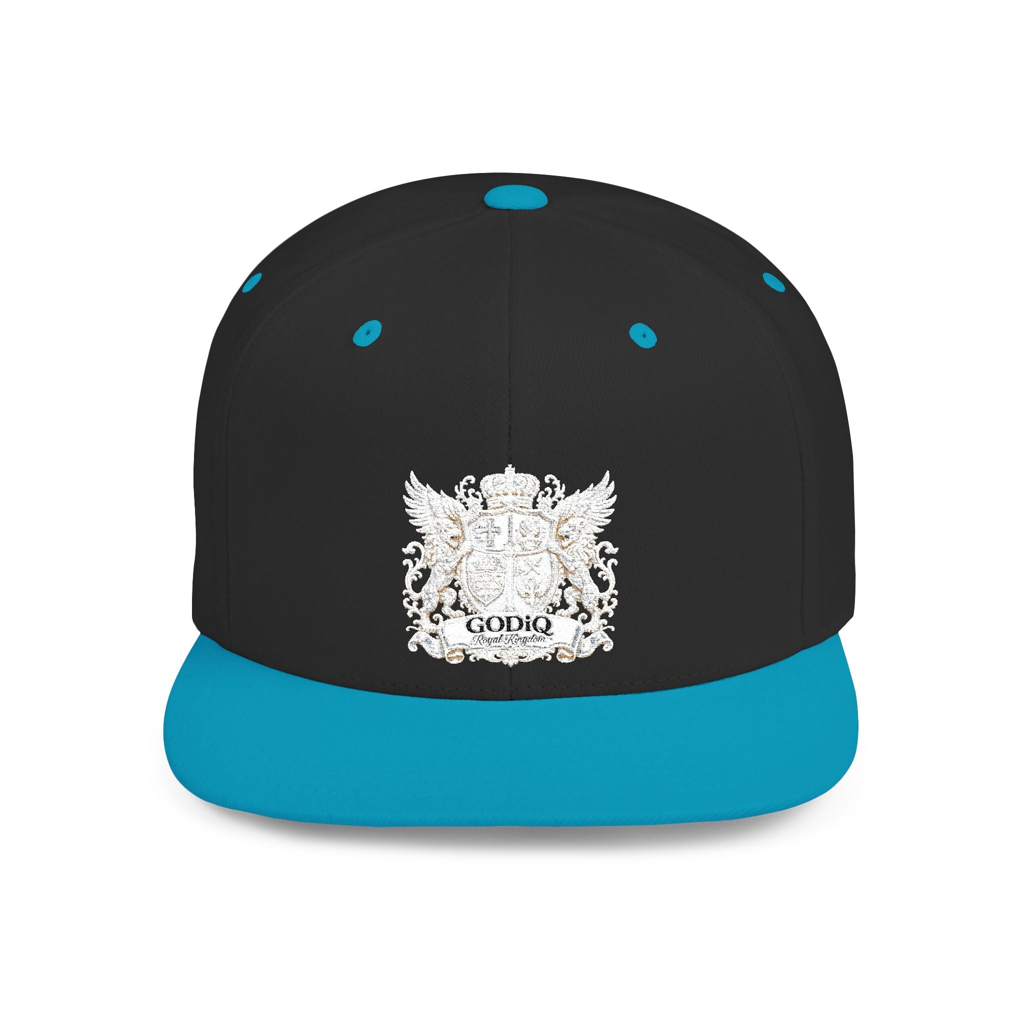 GODiQ Pearl Crest Hat Luxury Pearl Satin White Heritage Crest Cap| Premium Christian Streetwear