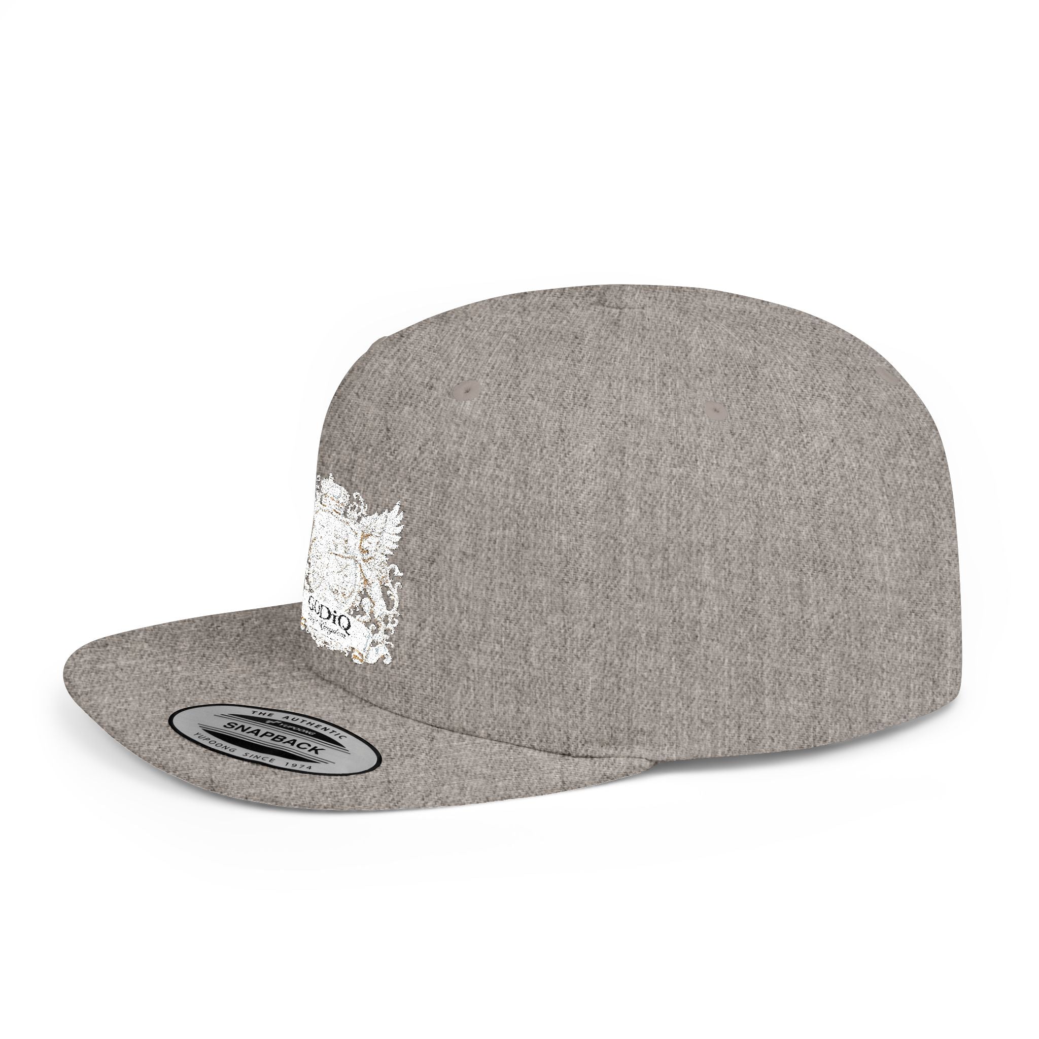 GODiQ Pearl Crest Hat Luxury Pearl Satin White Heritage Crest Cap| Premium Christian Streetwear