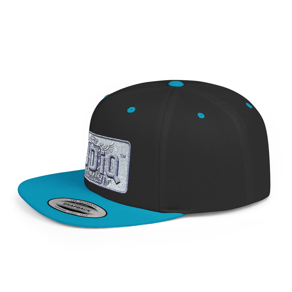 GODiQ Royal Kingdom™ Urban Armor Wear™ Sparkle Sequin GODiQ™ Patch Flat Bill Snapback | Luxury Christian Streetwear Cap