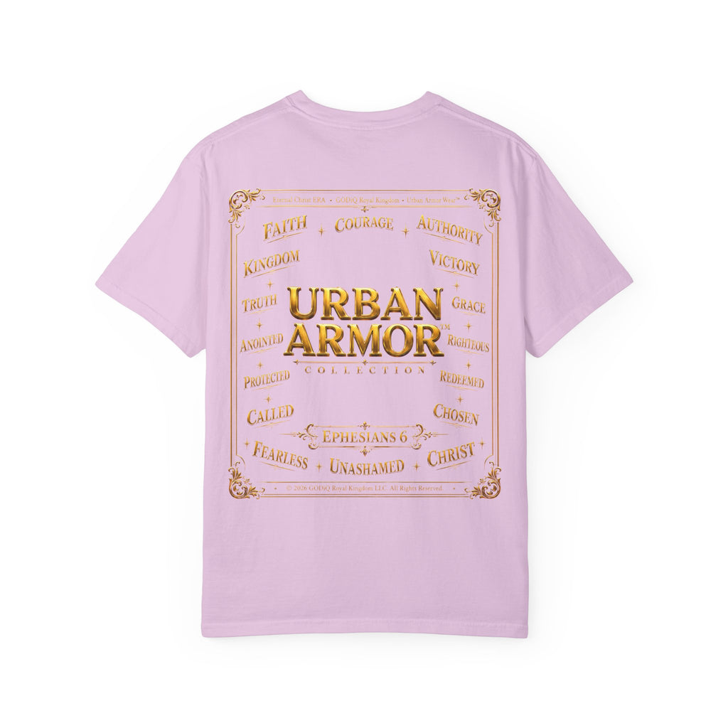 GODiQ™ Royal Crest T-Shirt – Urban Armor™ Premium Christian Faith Graphic Tee | Luxury Kingdom Apparel