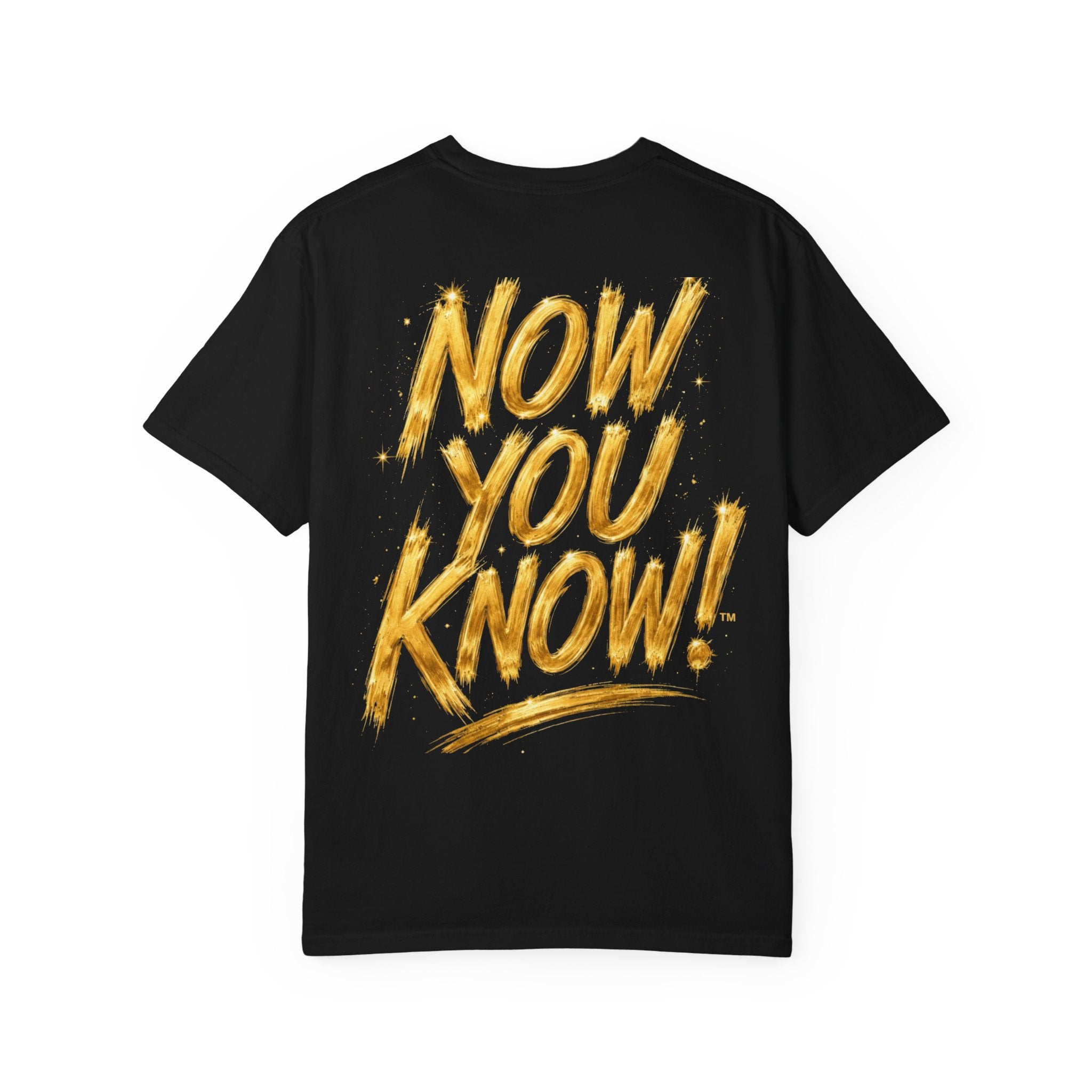 GODiQ Royal Kingdom™ Urban Armor Wear – "Now You Know" 18K Gold Graphic Unisex T-shirt