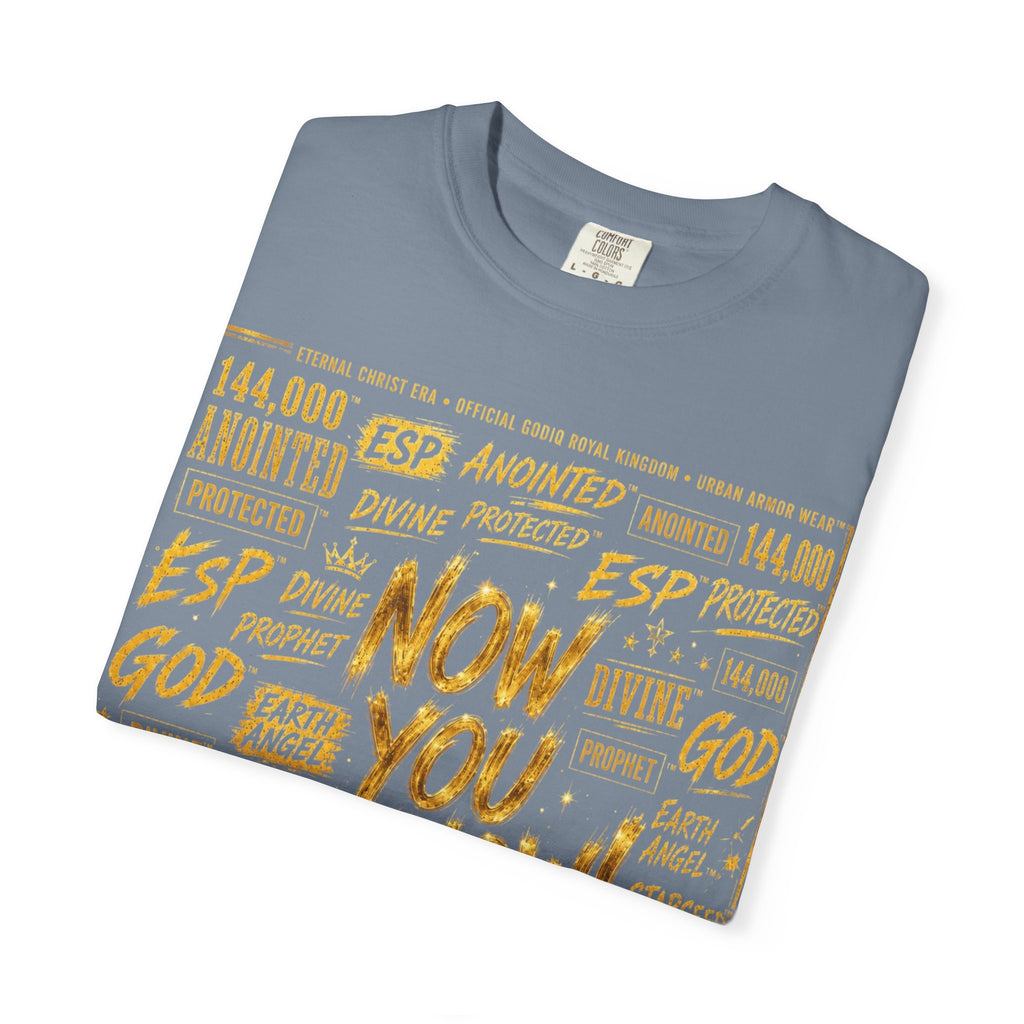 GODiQ Royal Kingdom™ Urban Armor Wear – "Now You Know" 18K Gold Graphic Unisex T-shirt