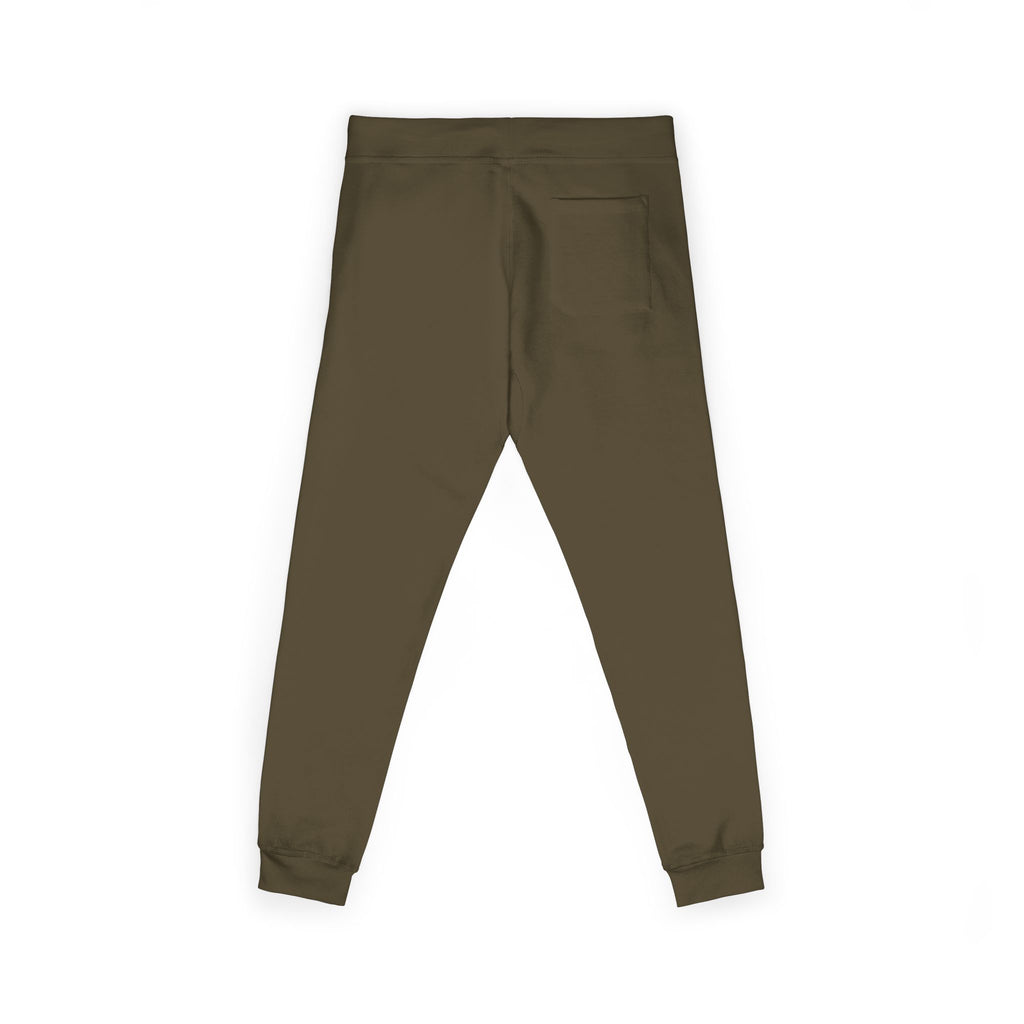 GODiQ Royal Kingdom™ CRK Sovereign Crest Embroidered Fleece Joggers – Luxury Christian Sweatpants | Premium Gold Crown Sword Logo | Kingdom Lifestyle Apparel