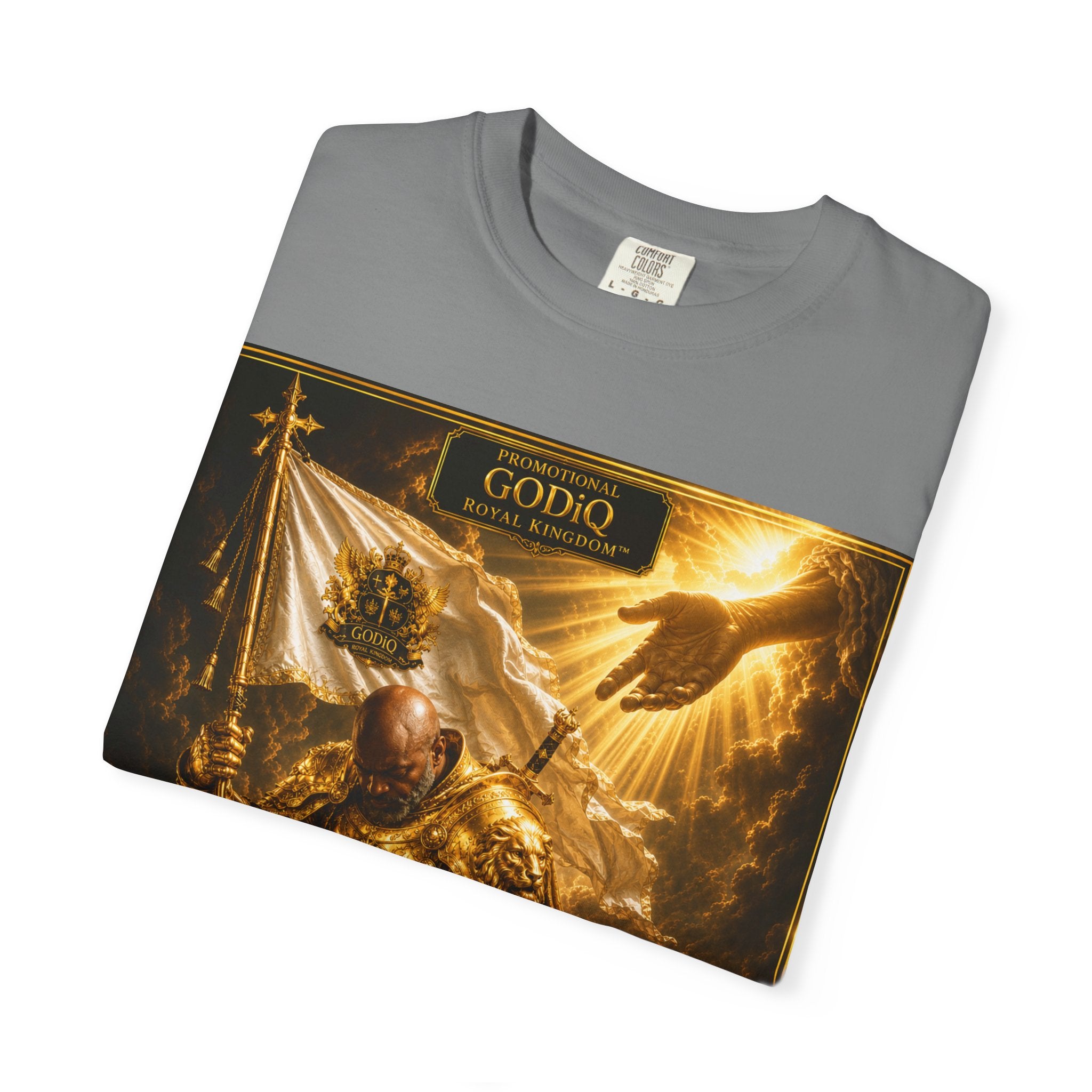 GODiQ Royal Kingdom™ "Navigating to Glory" Christian Book Cover T-Shirt – Premium Inspirational Author Tee | Sir Ron J. Brown Prophetic Memoir | Comfort Colors® 1717