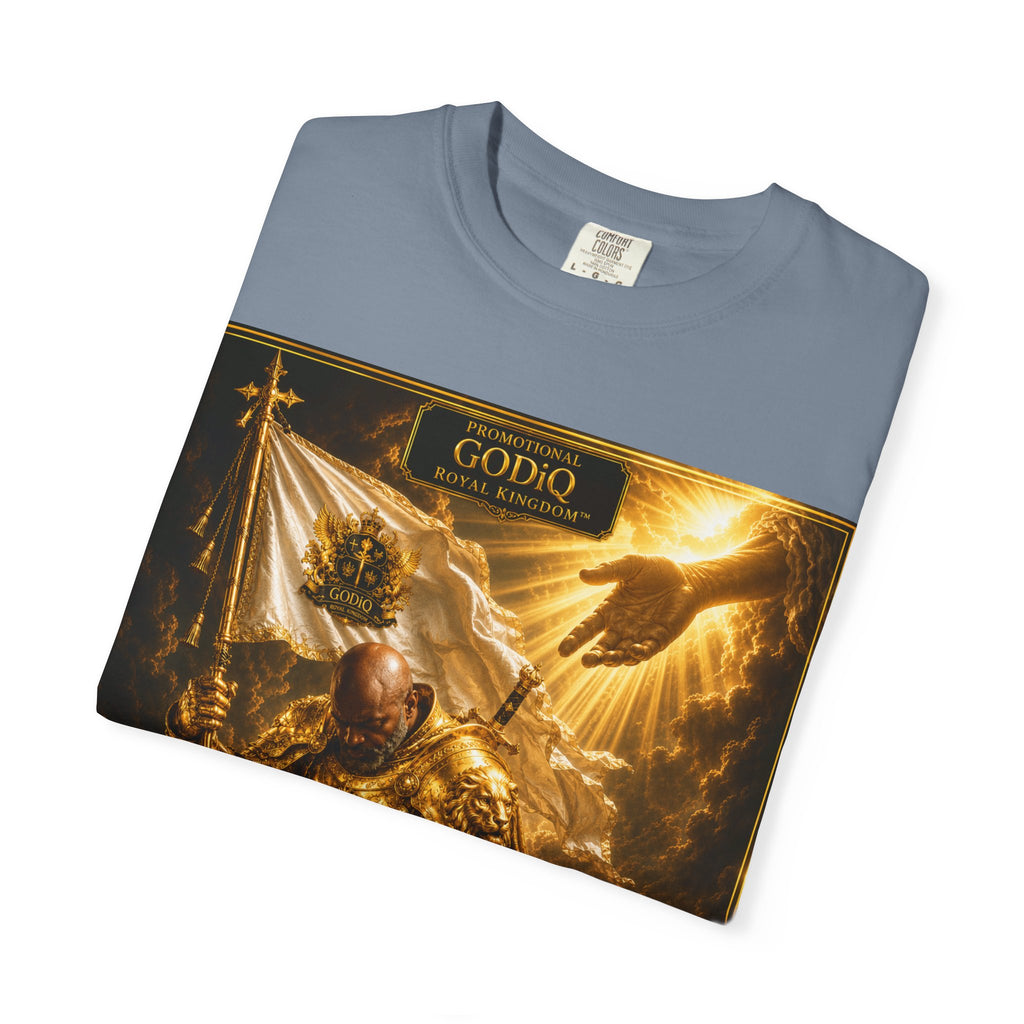 GODiQ Royal Kingdom™ "Navigating to Glory" Christian Book Cover T-Shirt – Premium Inspirational Author Tee | Sir Ron J. Brown Prophetic Memoir | Comfort Colors® 1717