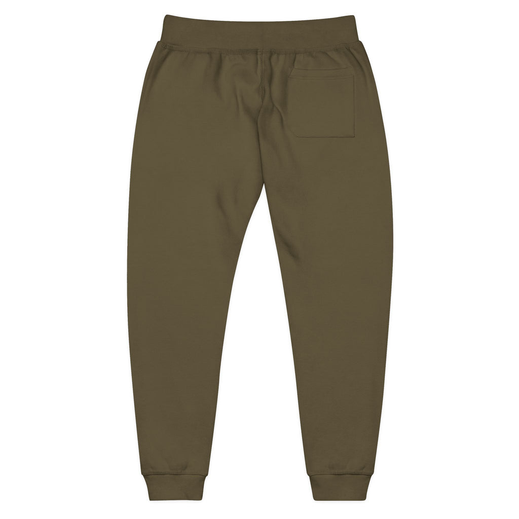 GODiQ Royal Kingdom™ CRK Sovereign Crest Embroidered Fleece Joggers – Luxury Christian Sweatpants | Premium Gold Crown Sword Logo | Kingdom Lifestyle Apparel