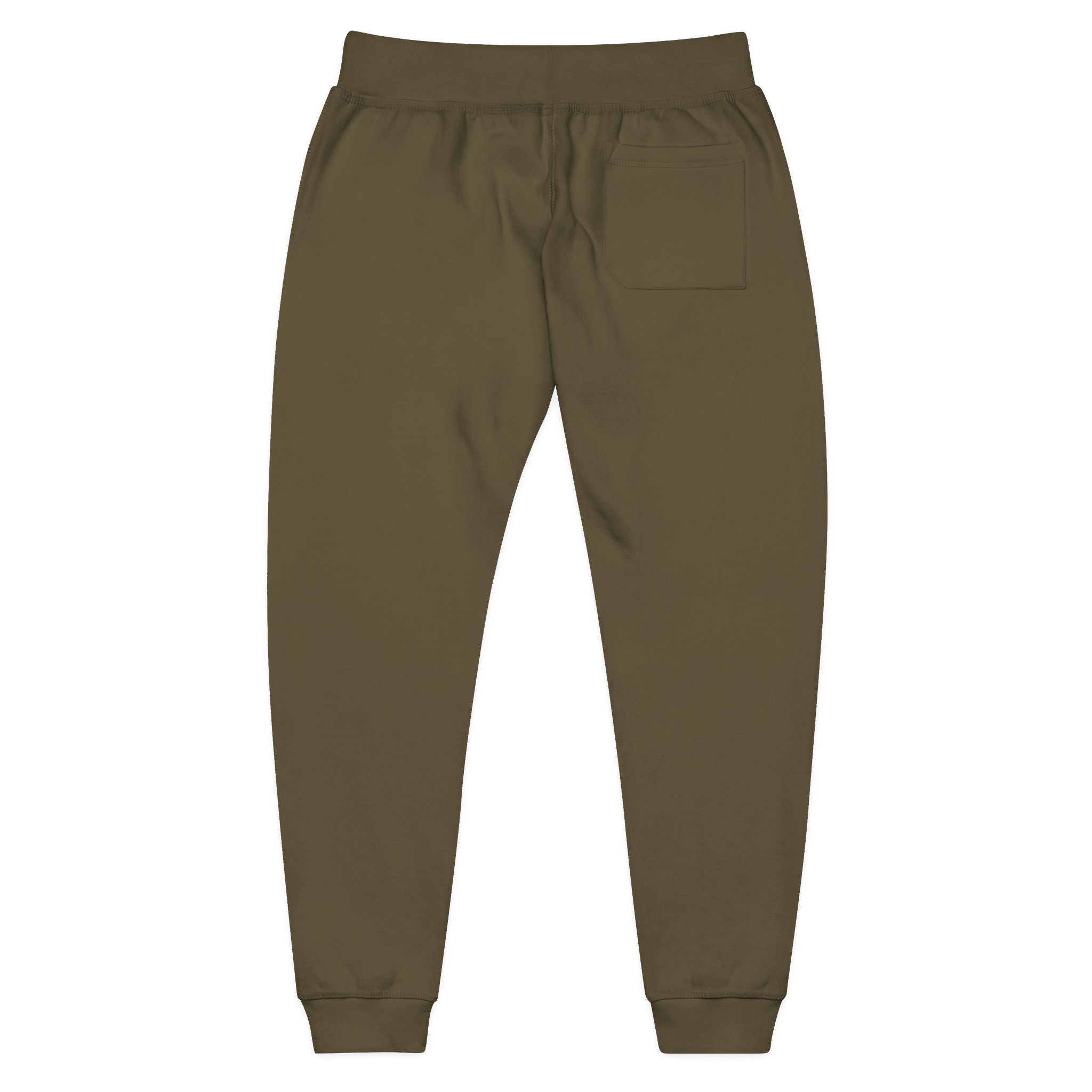 GODiQ Royal Kingdom™ CRK Sovereign Crest Embroidered Fleece Joggers – Luxury Christian Sweatpants | Premium Gold Crown Sword Logo | Kingdom Lifestyle Apparel